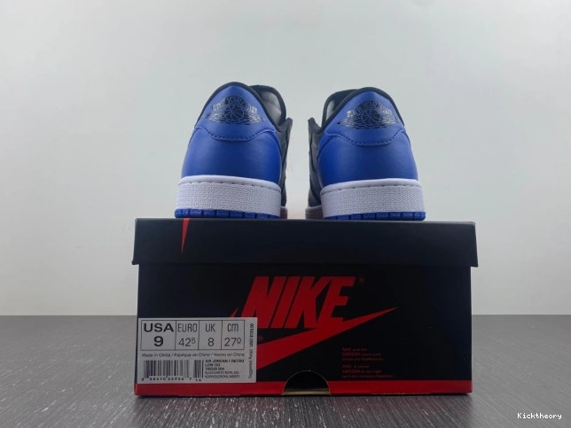 Kick Theory Low (2015) Jordan 1 Retro Royal 705329-004 0724